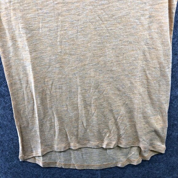 NWT Sisley Girls XL 10-11 Years Linen Blend T Shirt Ruffle Peach Summer 150 cm - Picture 4 of 12